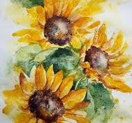 sunflower painting