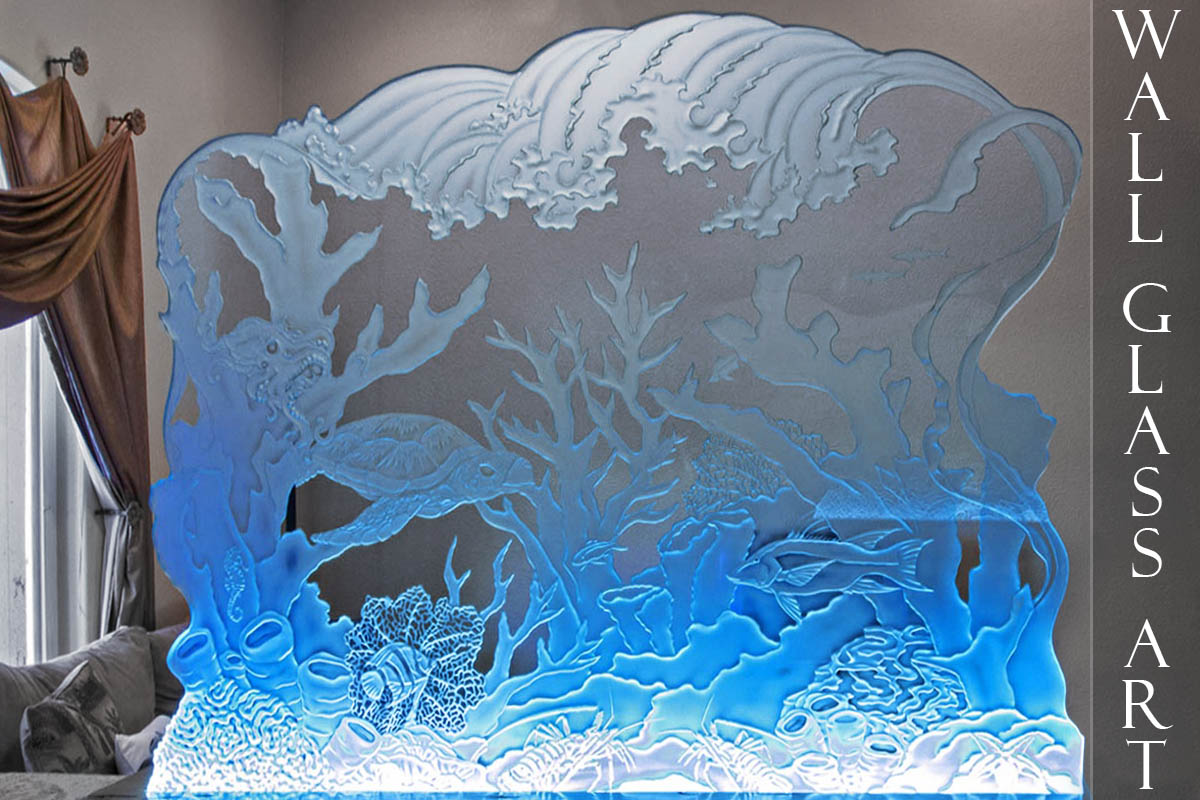 glass wall art