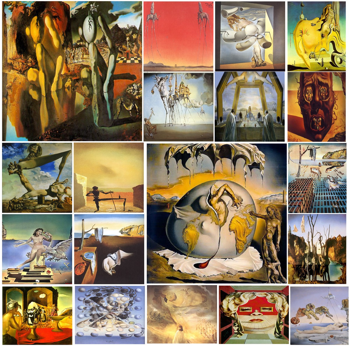salvador dali famous paintings