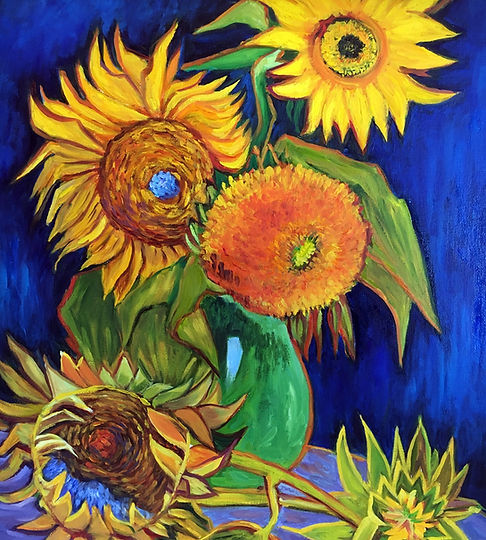 van gogh sunflower painting