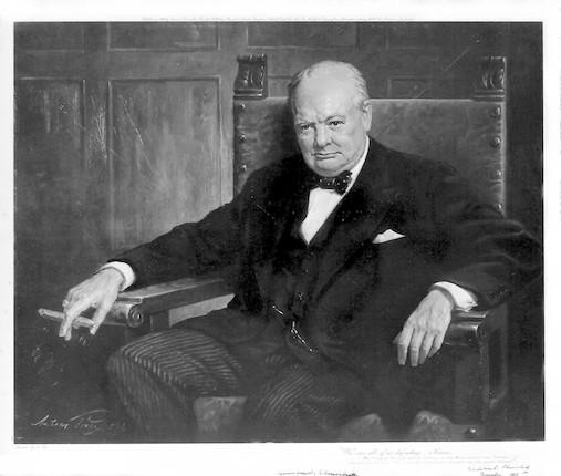 winston churchill painting