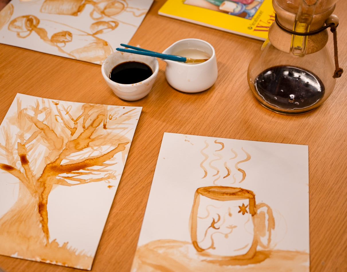 The Enchanting World of Coffee Painting: A Rich Palette of Creativity