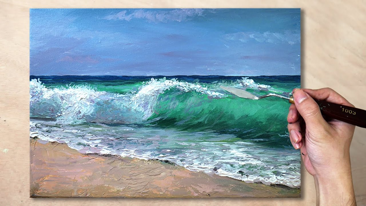 ocean painting