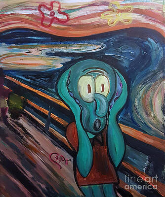 The Enigmatic Squidward Painting: A Dive into Artistic Expression